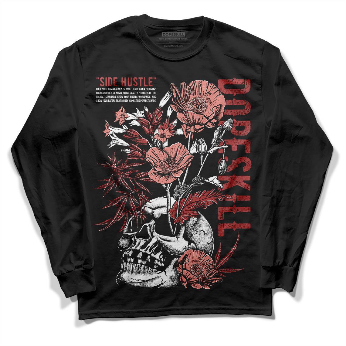 Dune Red 13s superstreetwear Long Sleeve T-Shirt Side Hustle Graphic