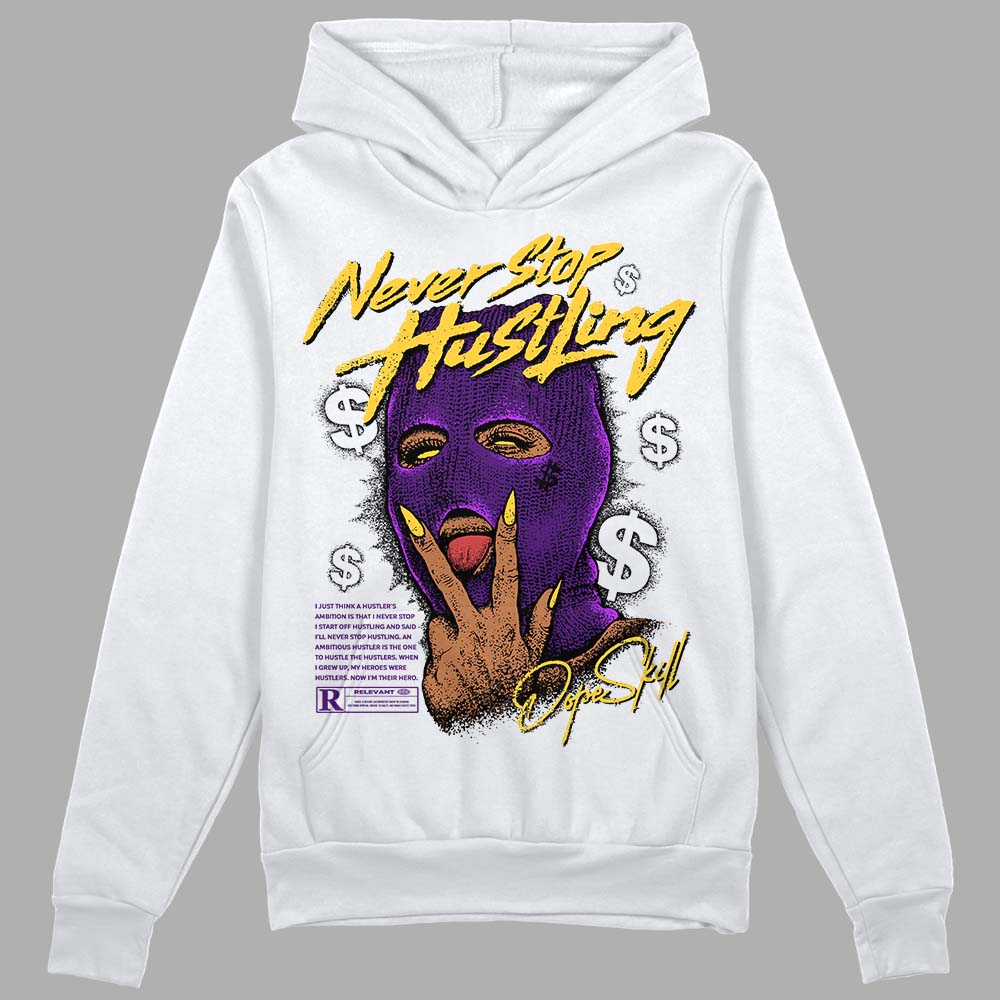 Field Purple 12s superstreetwear Hoodie Sweatshirt Never Stop Hustling Graphic