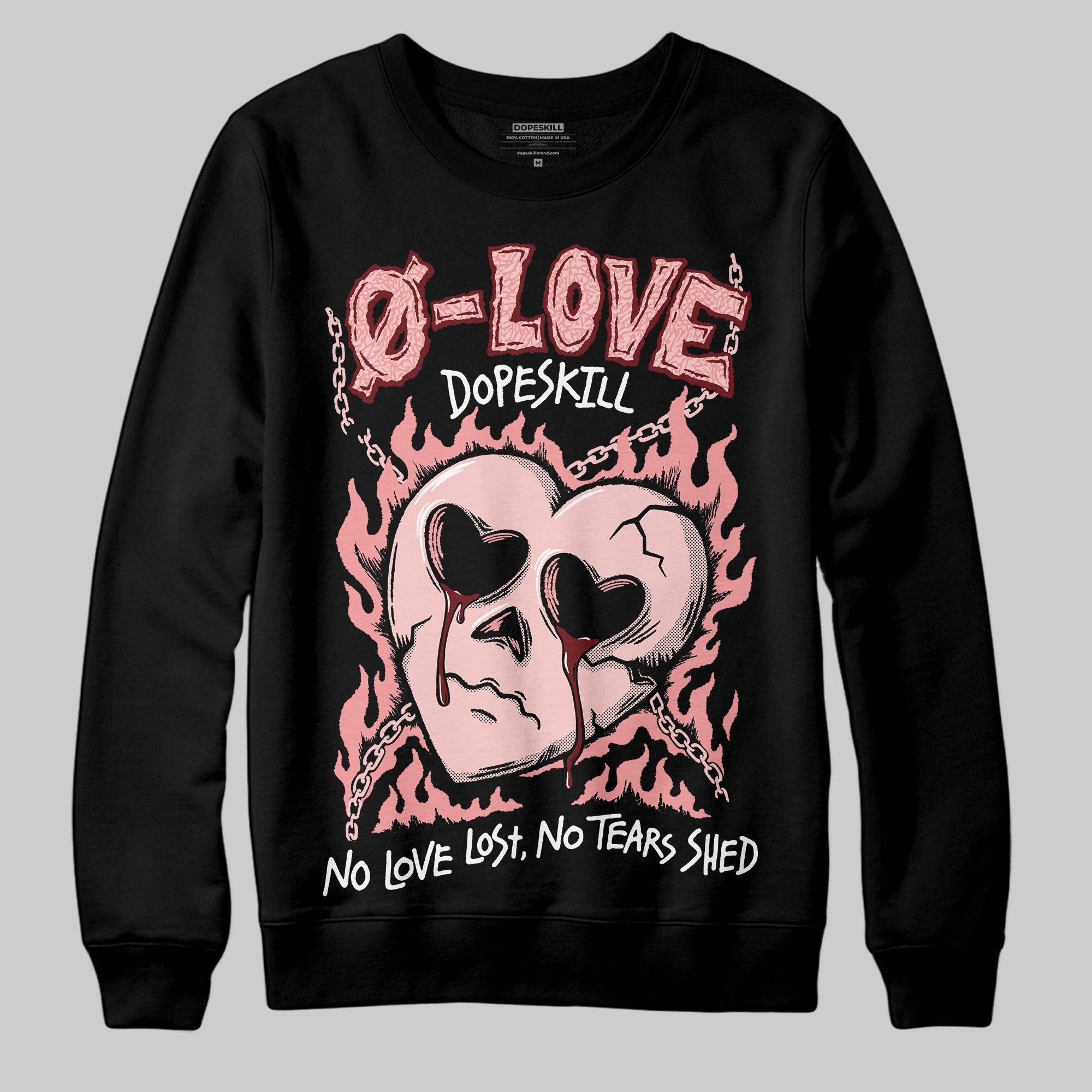 VALENTINE'S Day 3s superstreetwear Sweatshirt Crying Heart Graphic