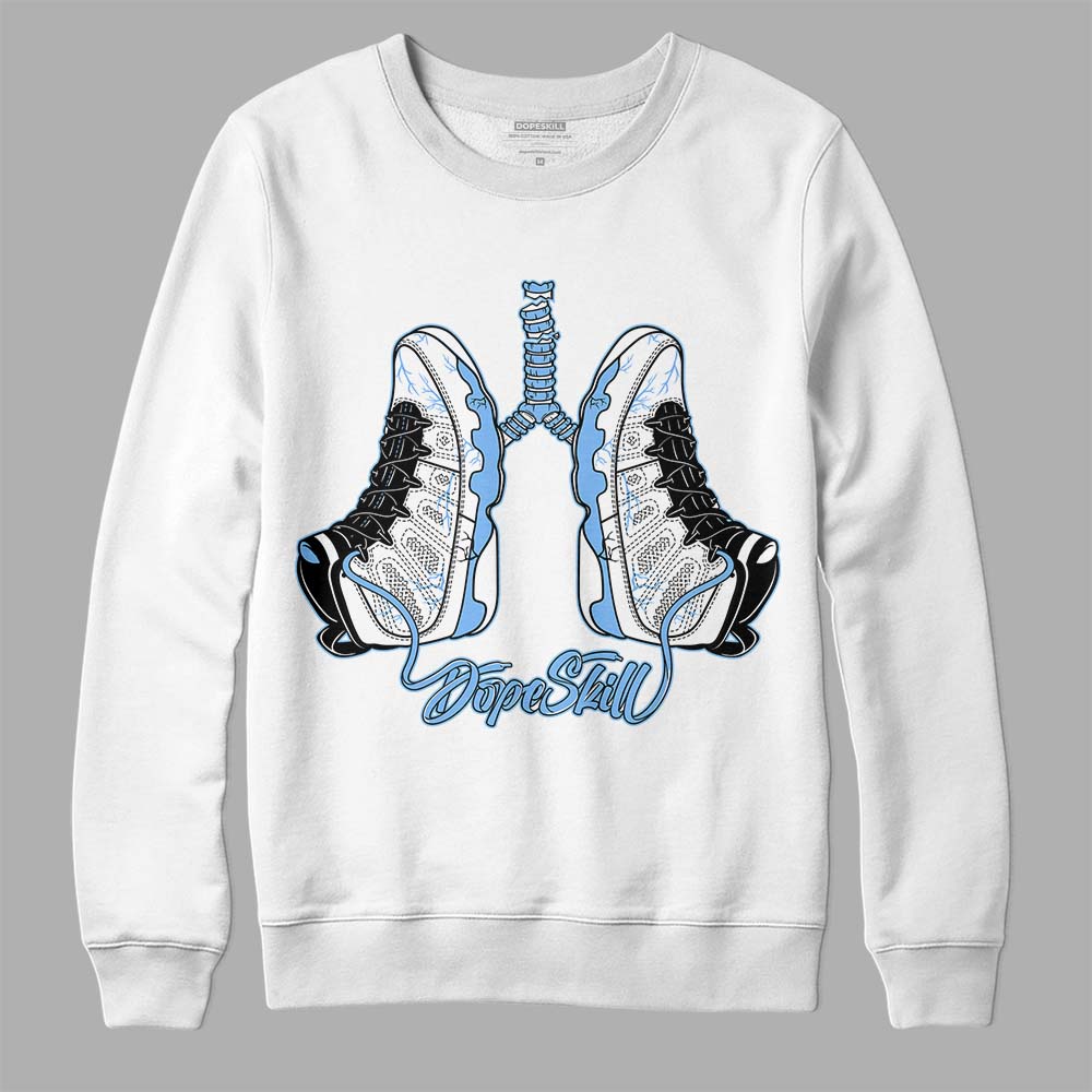 Powder Blue 9s superstreetwear Sweatshirt Breathe Graphic