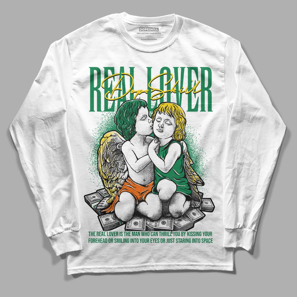 Green Collection superstreetwear Long Sleeve T-Shirt Real Lover Graphic