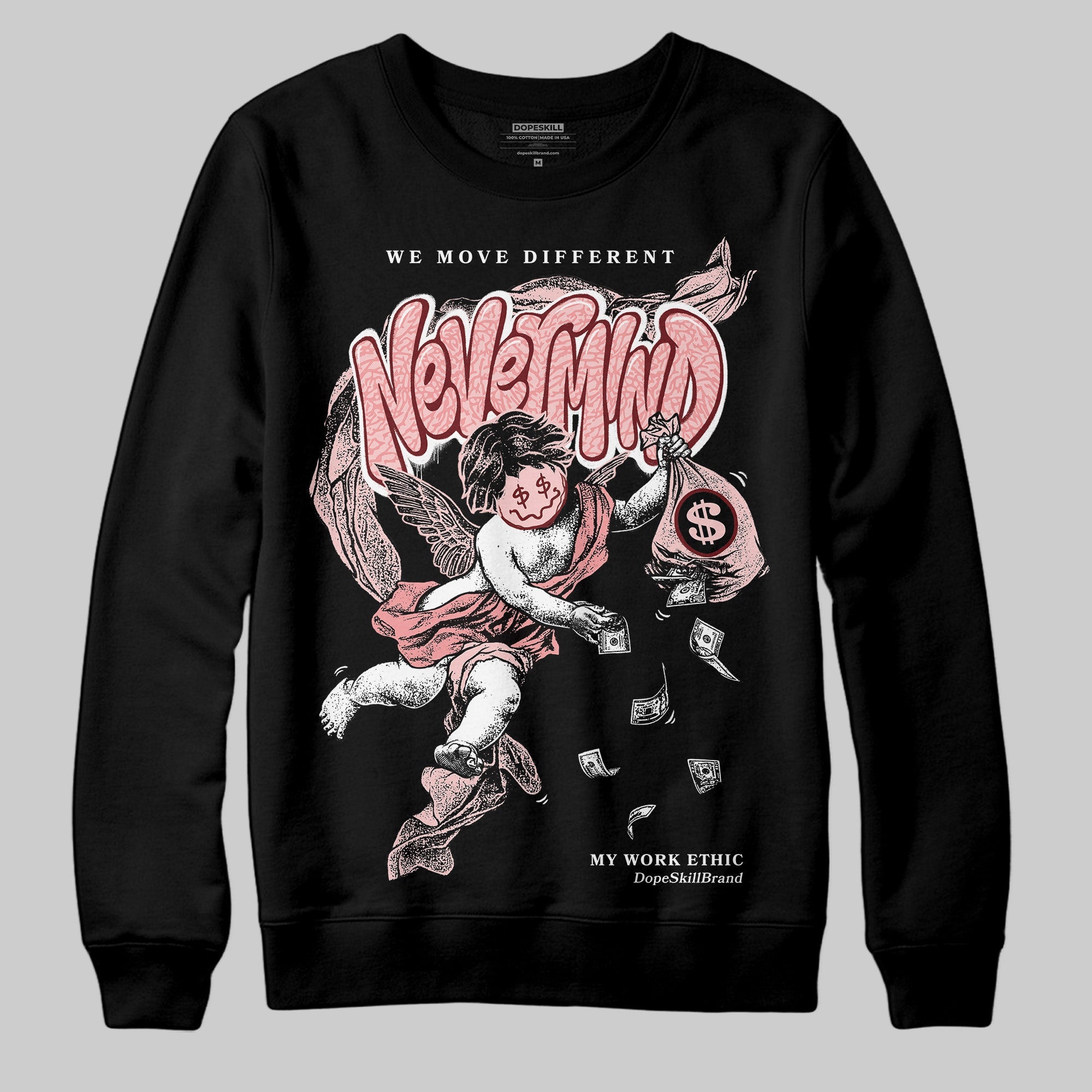 VALENTINE'S Day 3s superstreetwear Sweatshirt Nevermind Graphic