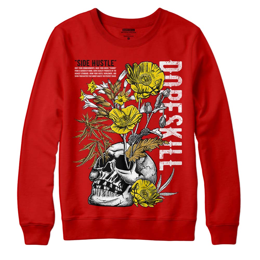 Red Collection superstreetwear Red Sweatshirt Side Hustle Graphic