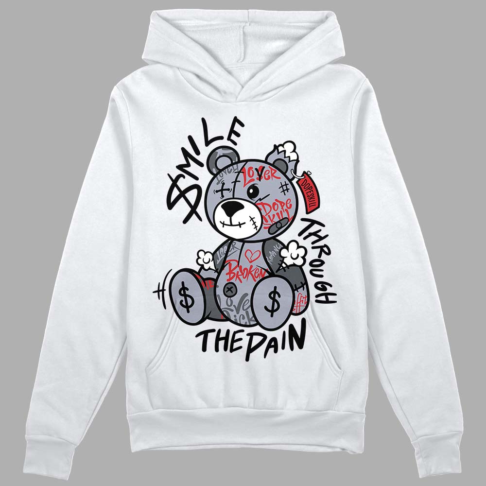 Bred Reimagined 4s superstreetwear Hoodie Sweatshirt Smile Through The Pain Graphic