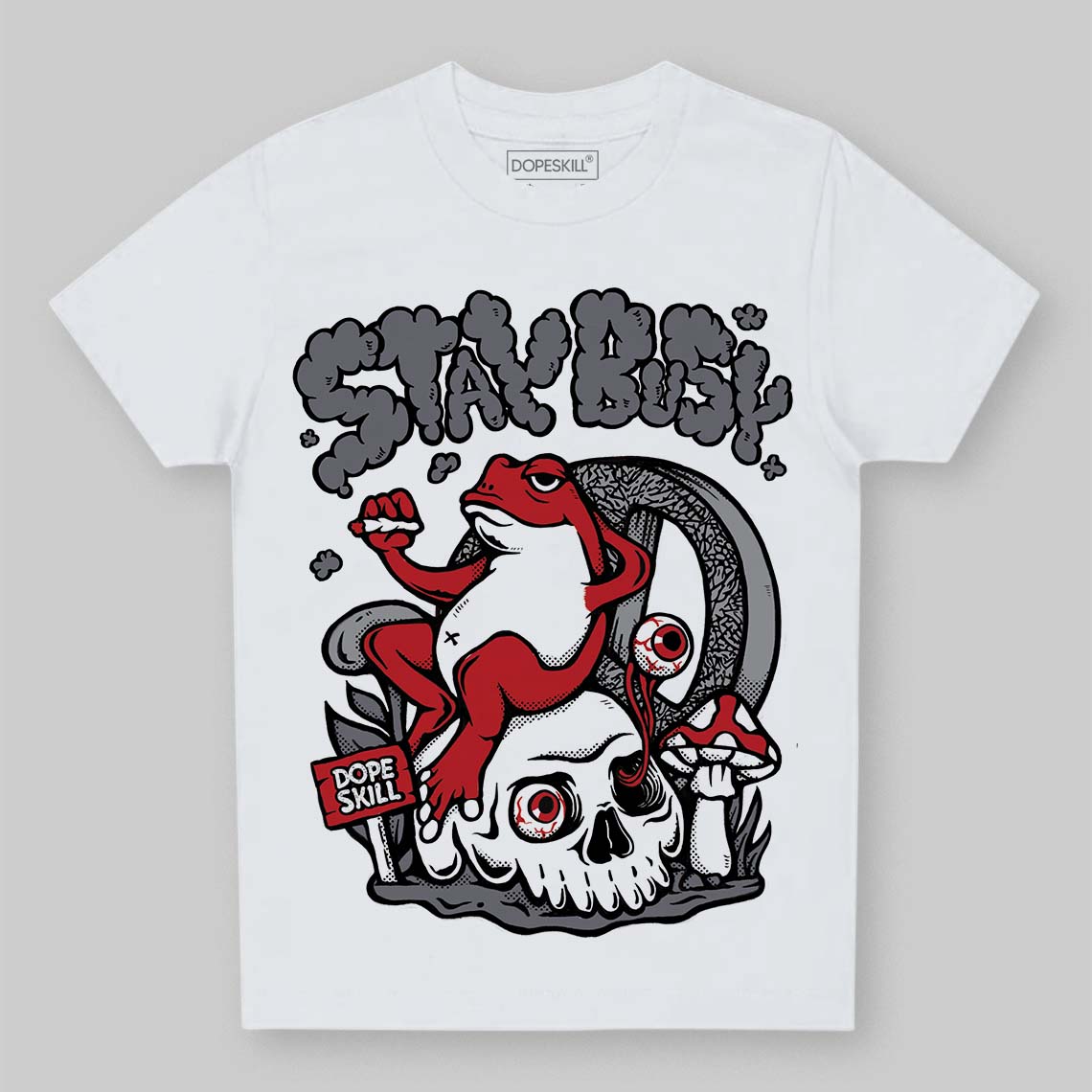 Cement Grey 3s superstreetwear Toddler Kids T-shirt Stay Busy Graphic