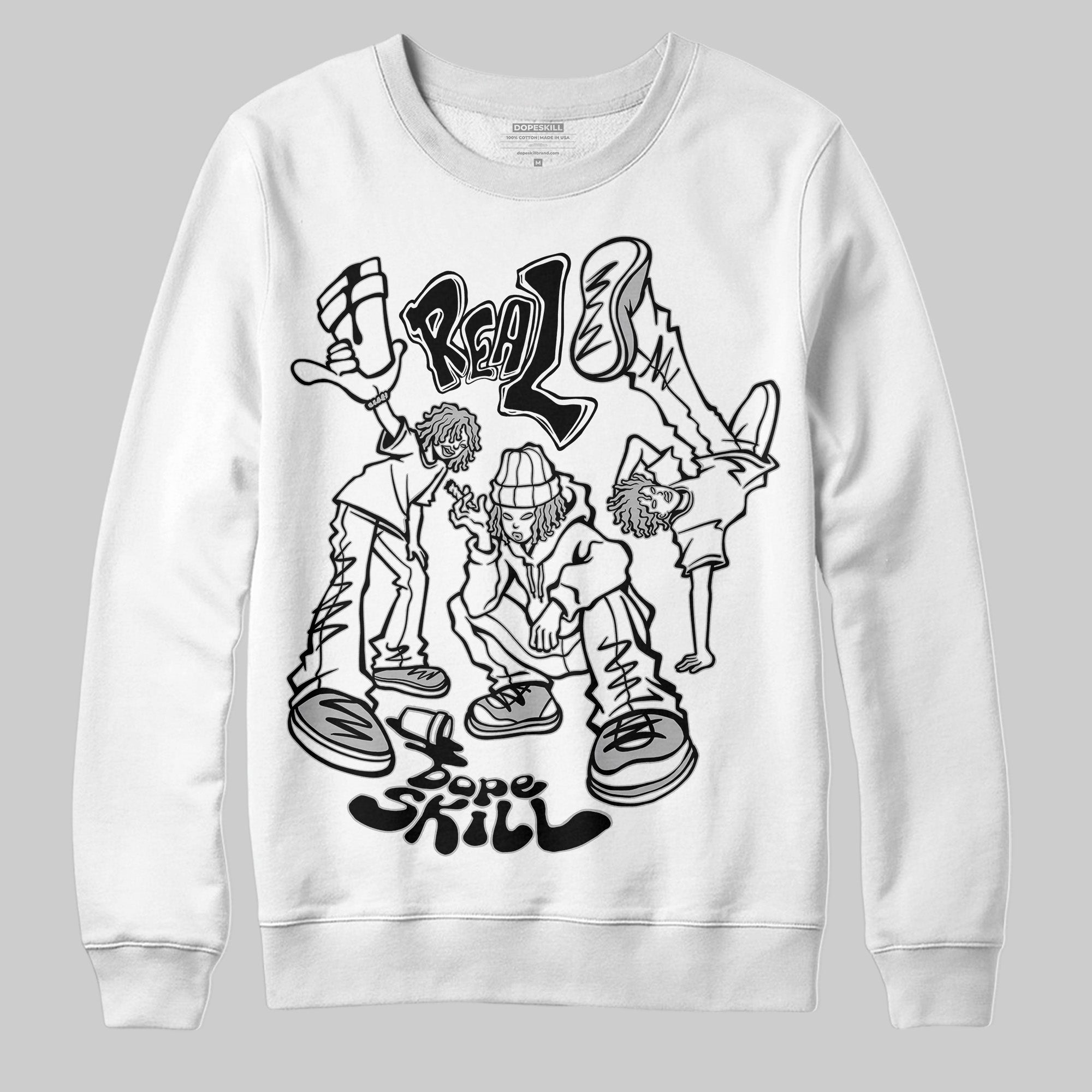 Black Cement 3s superstreetwear Sweatshirt Real Y2K Players Graphic