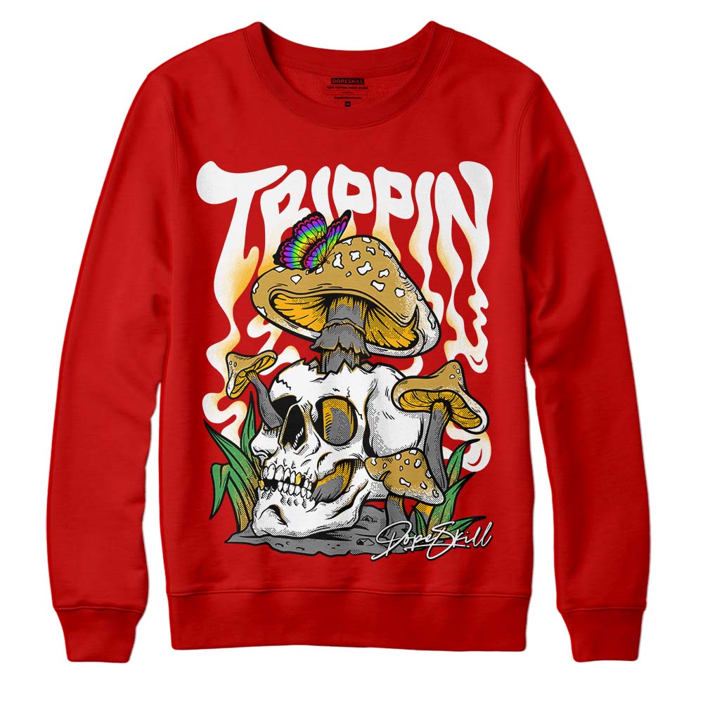 Red Collection superstreetwear Red Sweatshirt Trippin Graphic