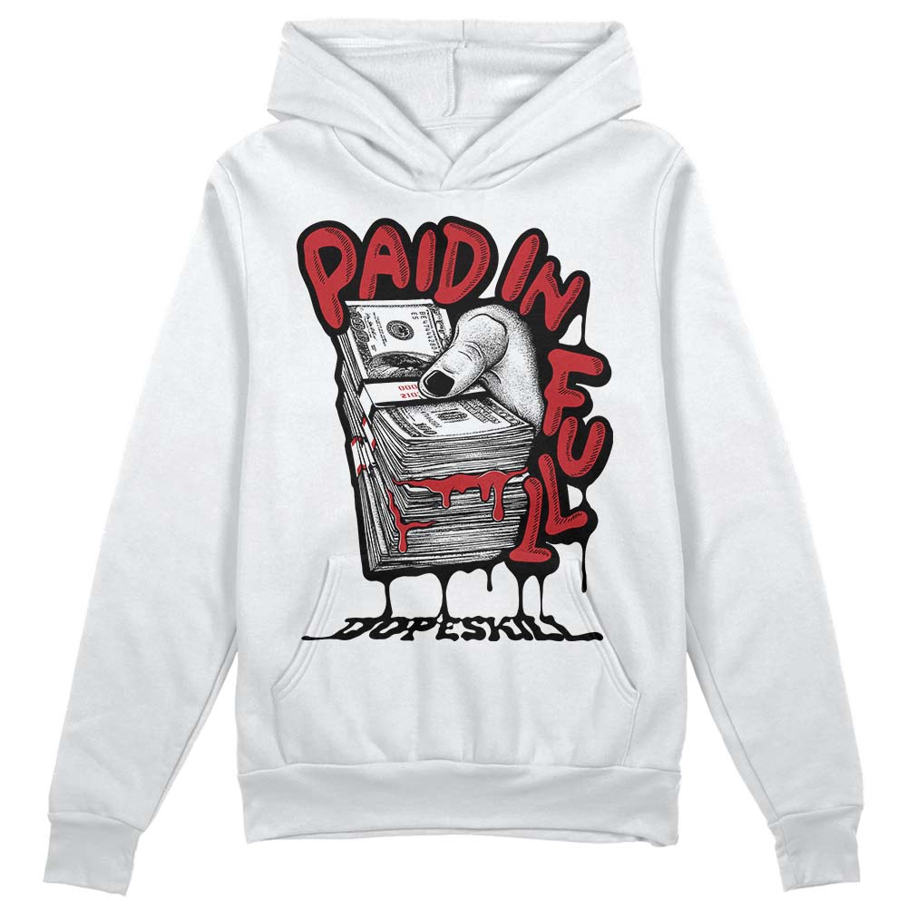 Red Taxi 12s superstreetwear Hoodie Sweatshirt Paid In Full Graphic