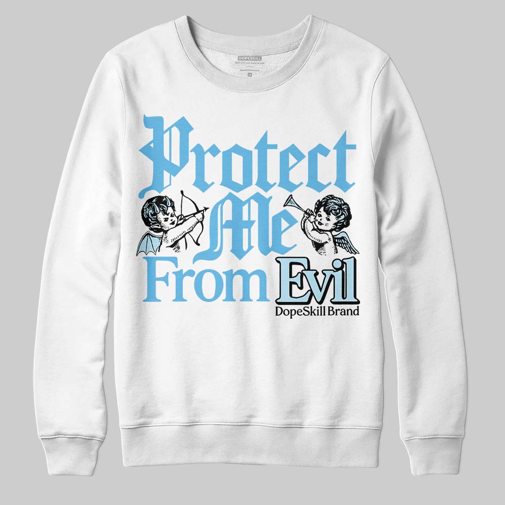 Legend Blue 11s superstreetwear Sweatshirt Protect Me From Evil Graphic