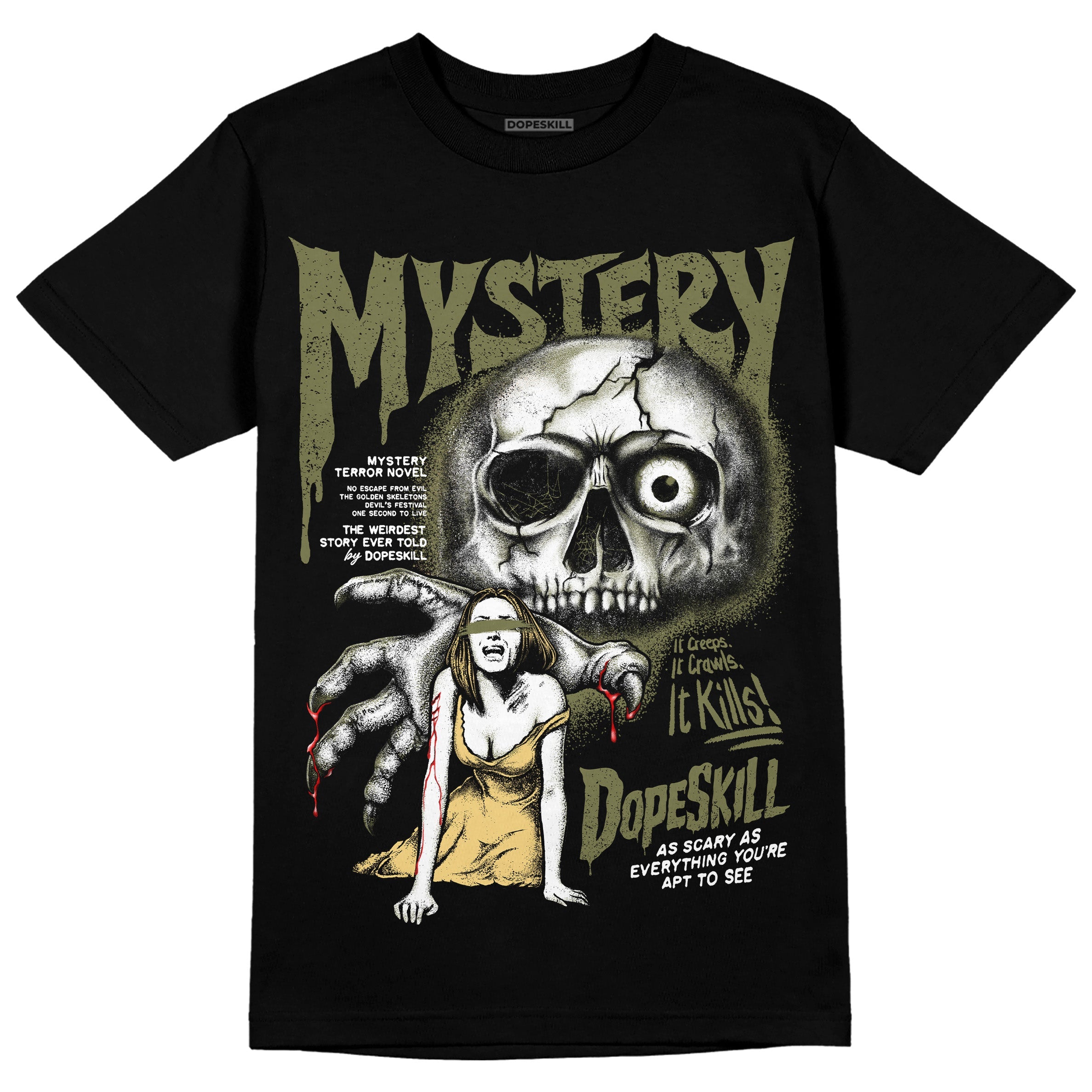 Craft Olive 4s superstreetwear T-Shirt Mystery Ghostly Grasp Graphic