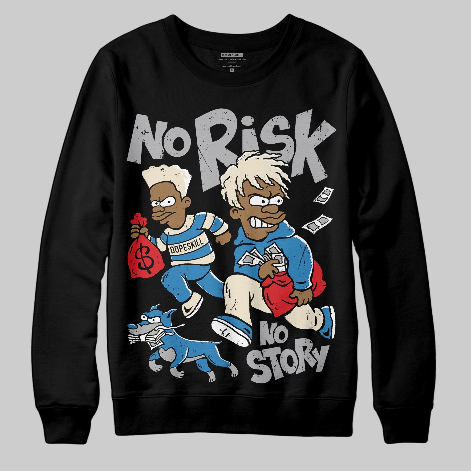 Rare Air 3s superstreetwear Sweatshirt No Risk No Story Graphic