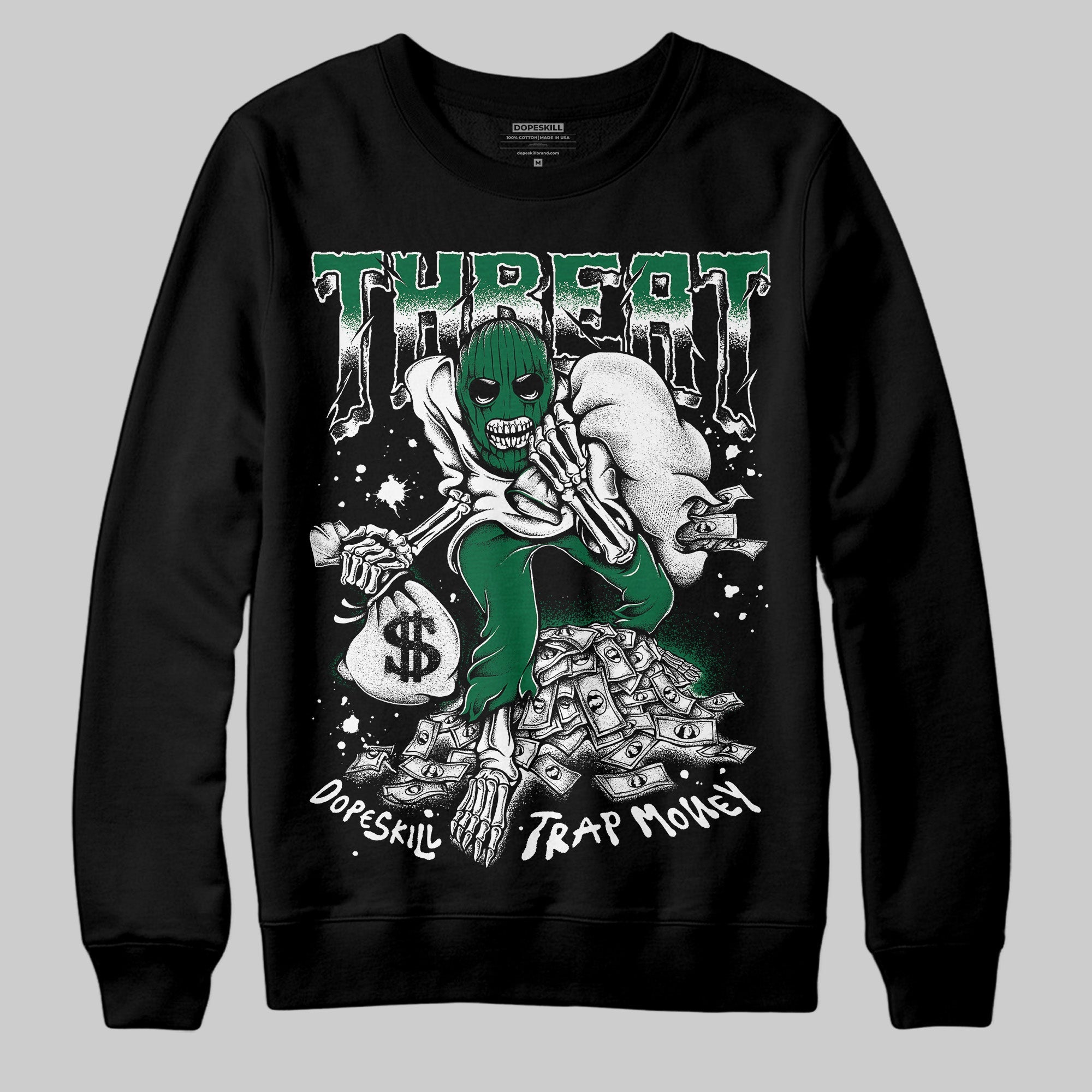 Pine Green 13s superstreetwear Sweatshirt Threat Graphic