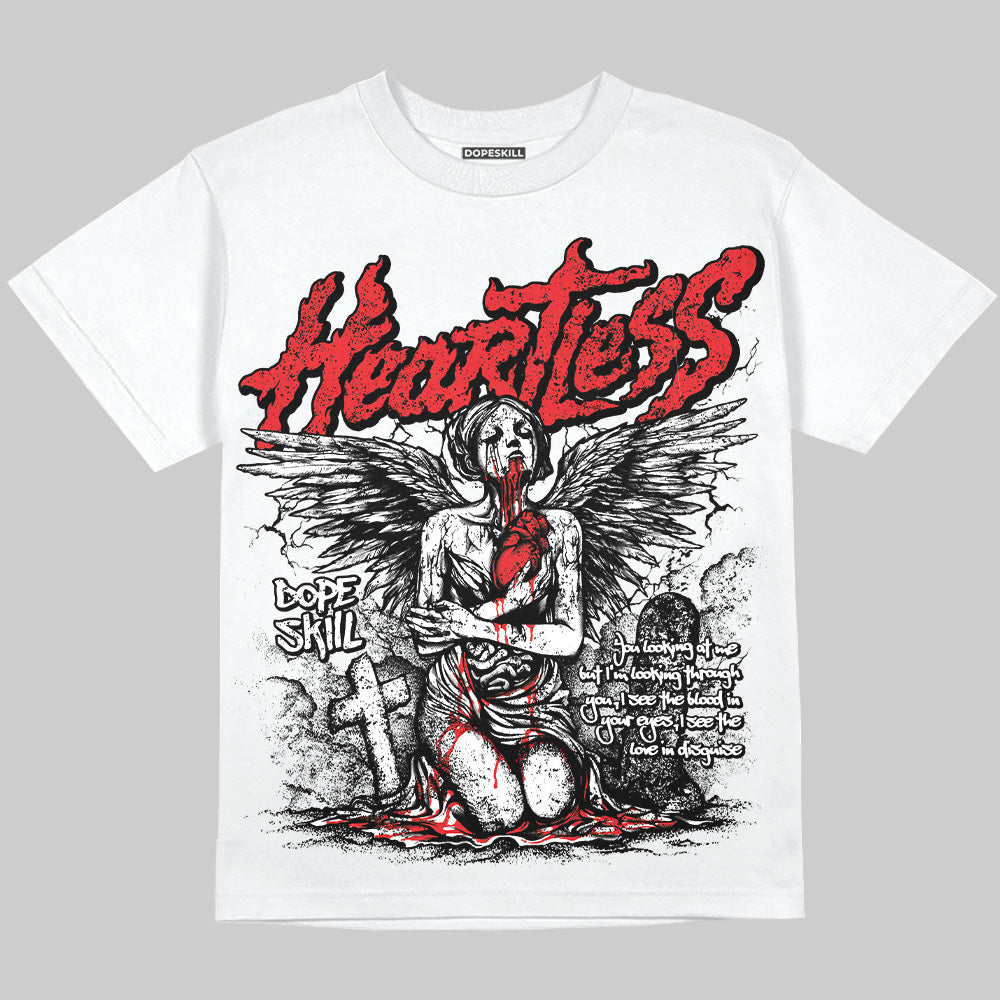 Red Cement 4S superstreetwear Oversize Print T-Shirt Heartless Graphic