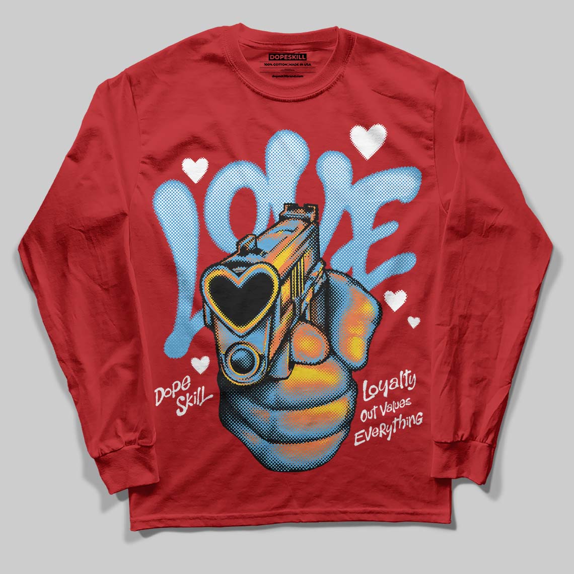 Cherry 11s superstreetwear Long Sleeve T-Shirt Love Shot Graphic