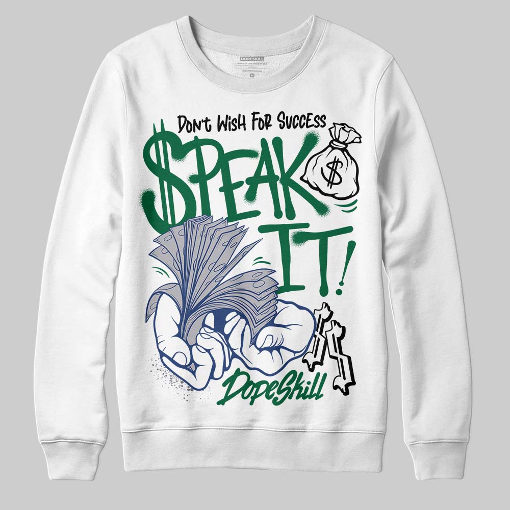 GT-2160 Shamrock Green superstreetwear Sweatshirt Speak It Graphic