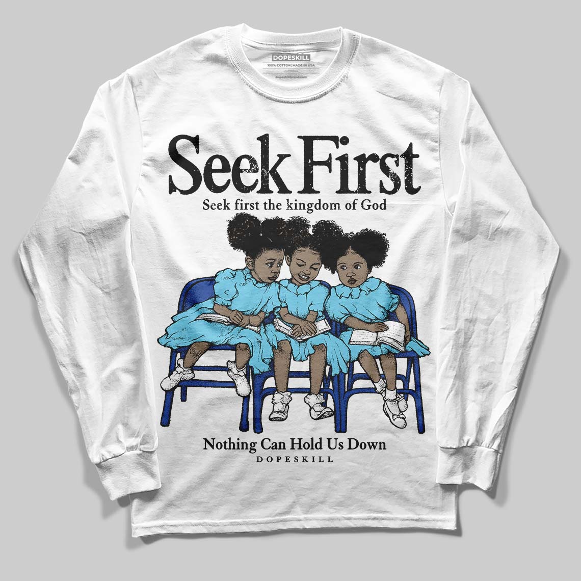 SB Dunk Argon superstreetwear Long Sleeve T-Shirt New Seek First Graphic