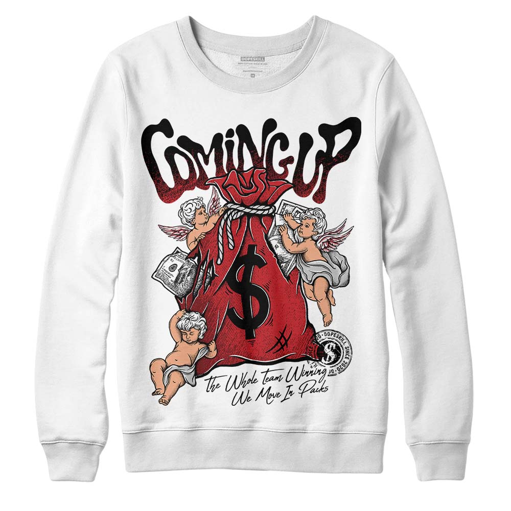 Red Taxi 12s superstreetwear Sweatshirt Money Bag Coming Up Graphic