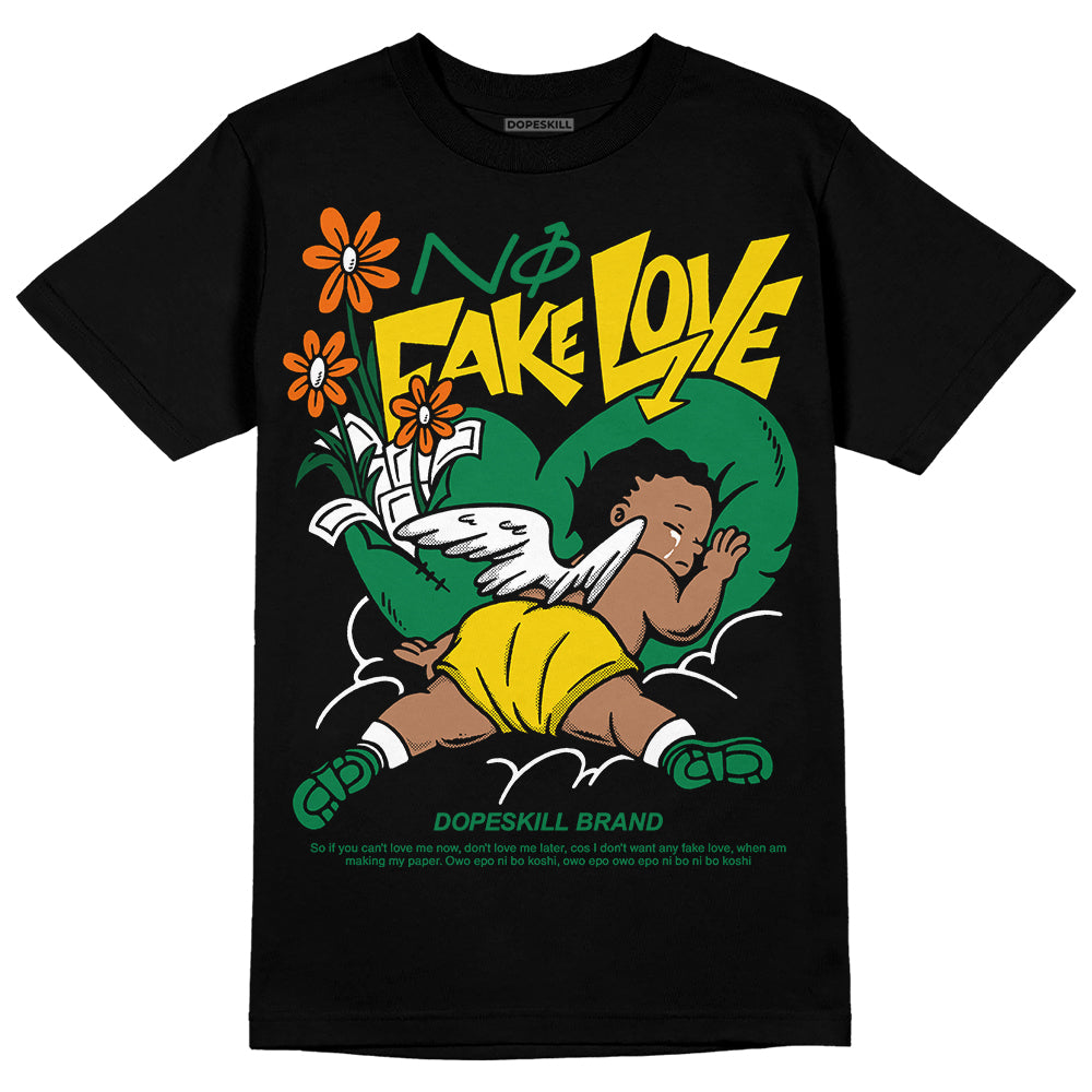 Green Collection superstreetwear T-Shirt No Fake Love Graphic