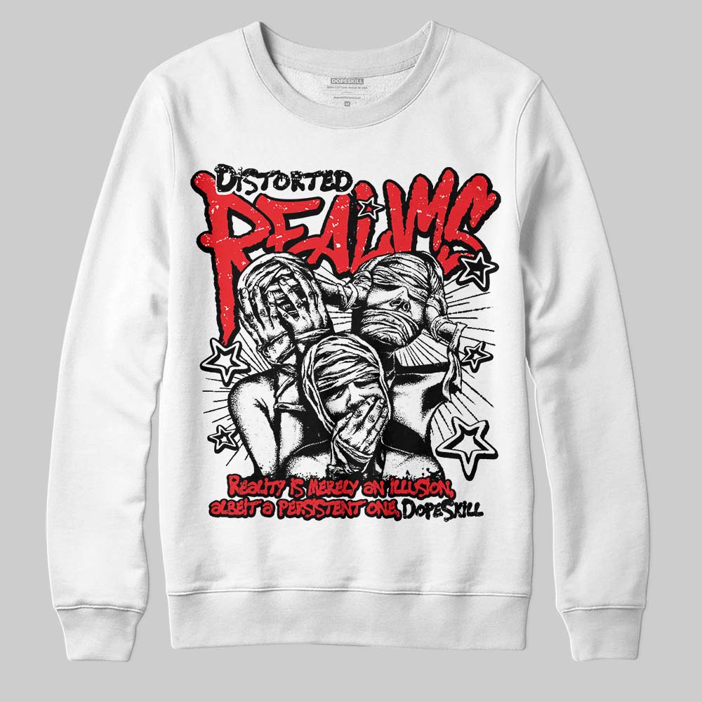 Red Collection superstreetwear Sweatshirt Distorted Realms Graphic