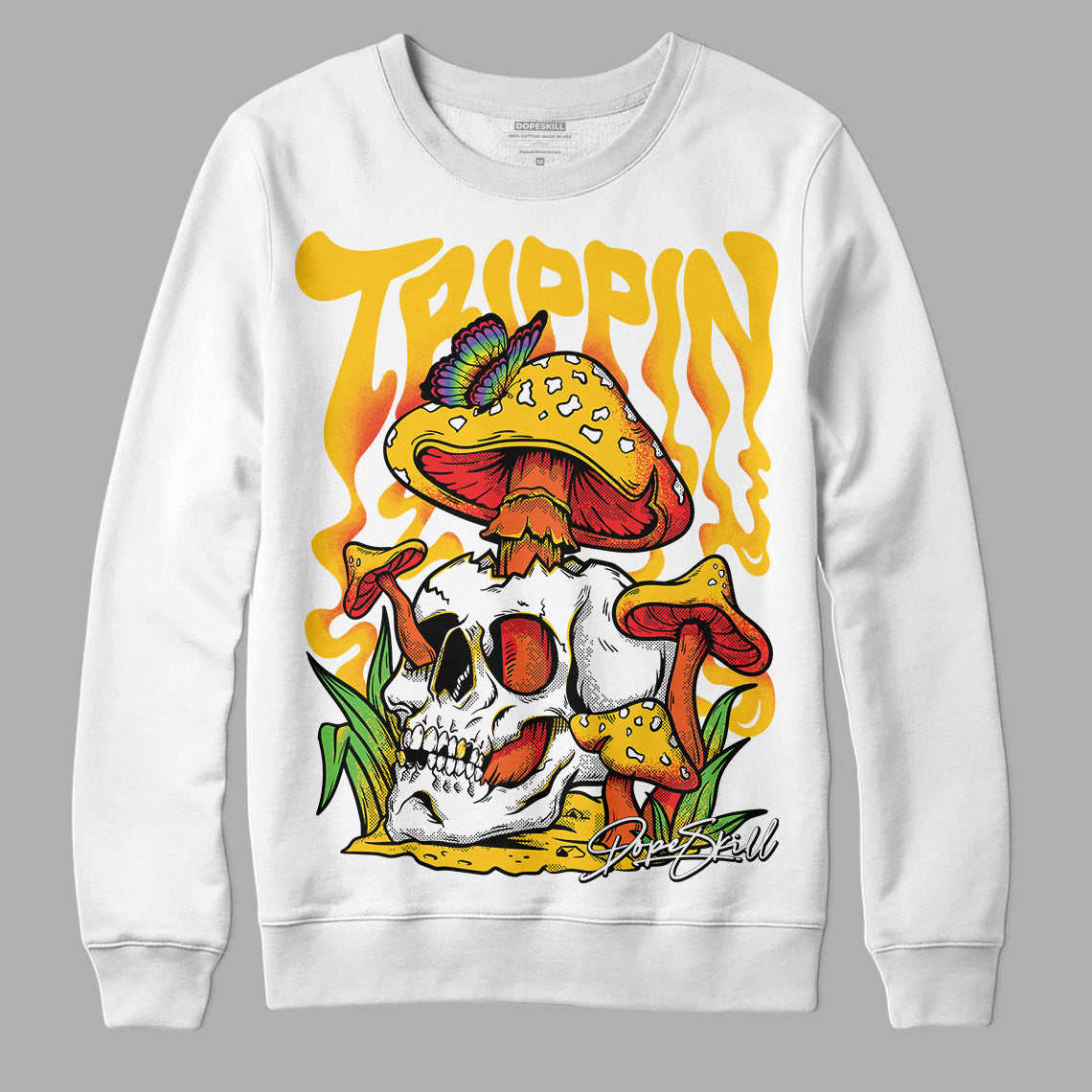Yellow Collection superstreetwear Sweatshirt Trippin Graphic