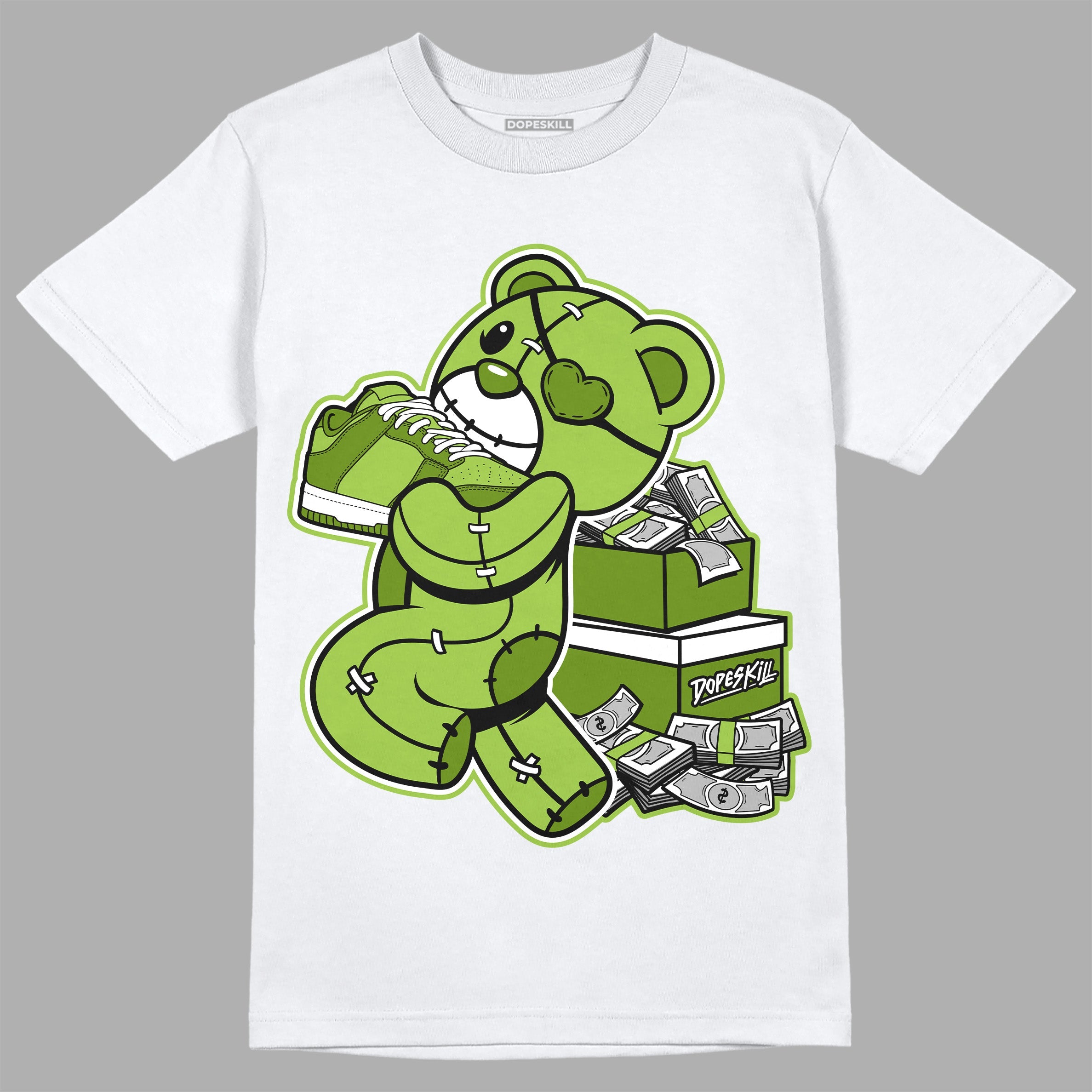 Dunk Low 'Chlorophyll' superstreetwear T-Shirt Bear Steals Sneaker Graphic