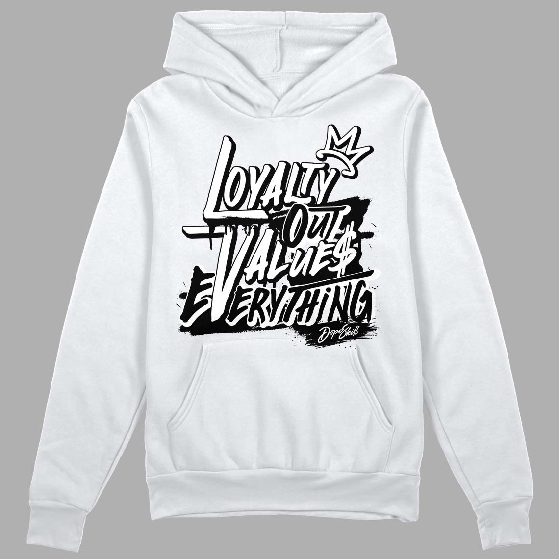 85 Black White 1s superstreetwear Hoodie Sweatshirt LOVE Graphic