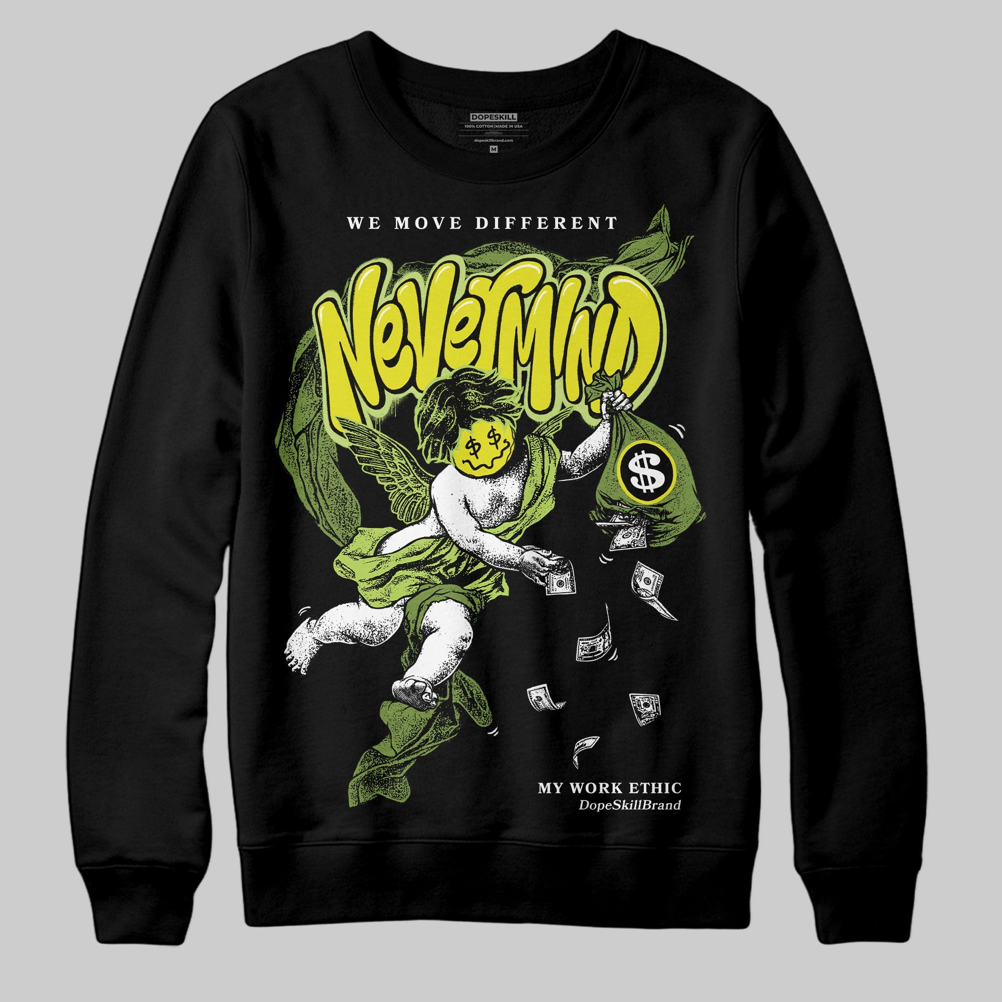 Bright Cactus 13s superstreetwear Sweatshirt Nevermind Graphic
