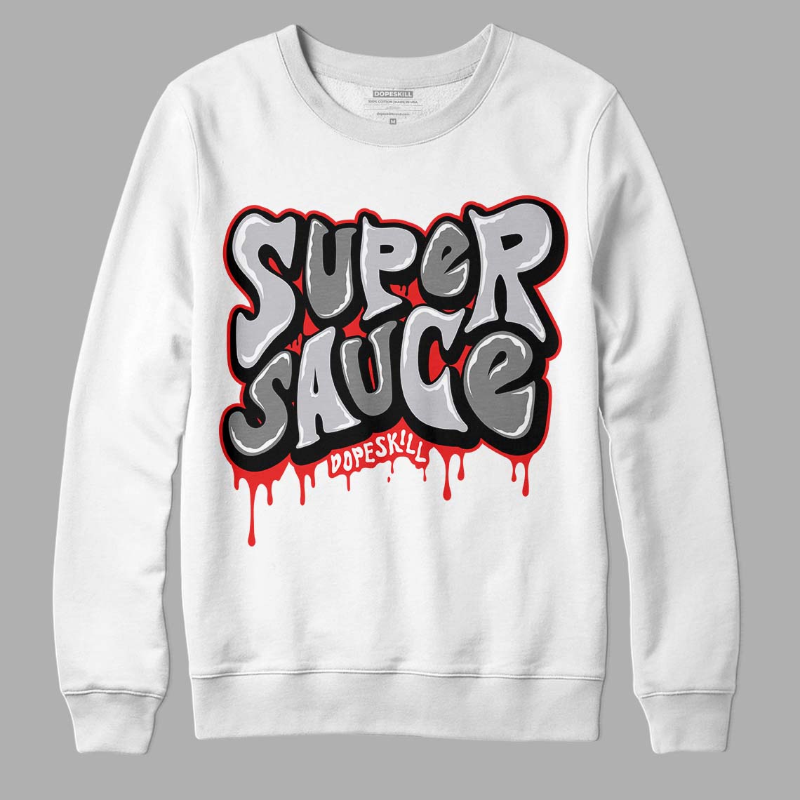 Grey Collection superstreetwear Sweatshirt Super Sauce Graphic