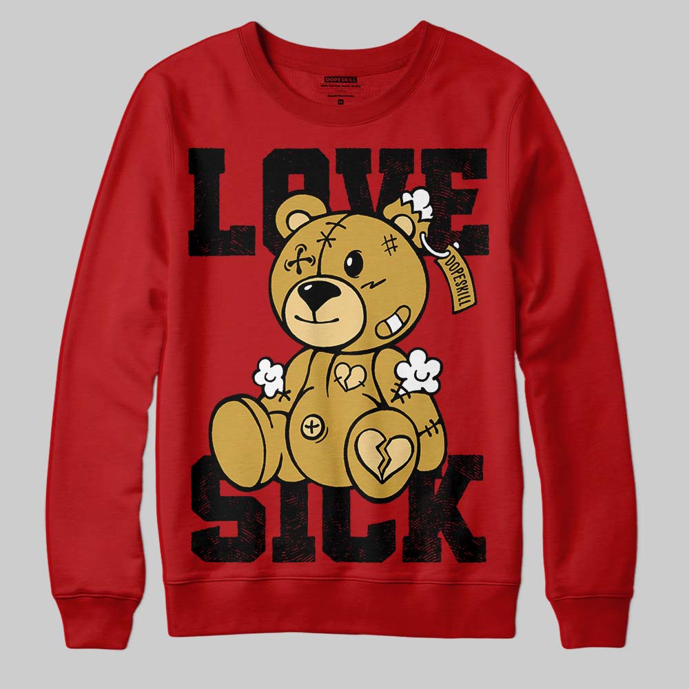 Red Collection superstreetwear Sweatshirt Love Sick Graphic