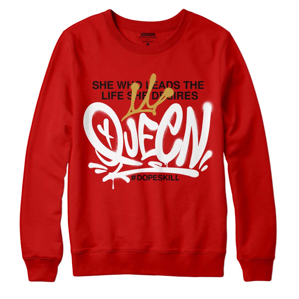 Red Collection superstreetwear Red Sweatshirt Queen Graphic