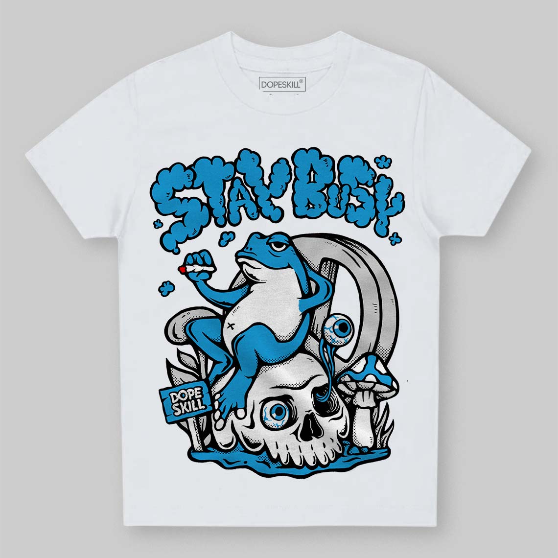 Military Blue 4s superstreetwear Toddler Kids T-shirt Stay Busy Graphic