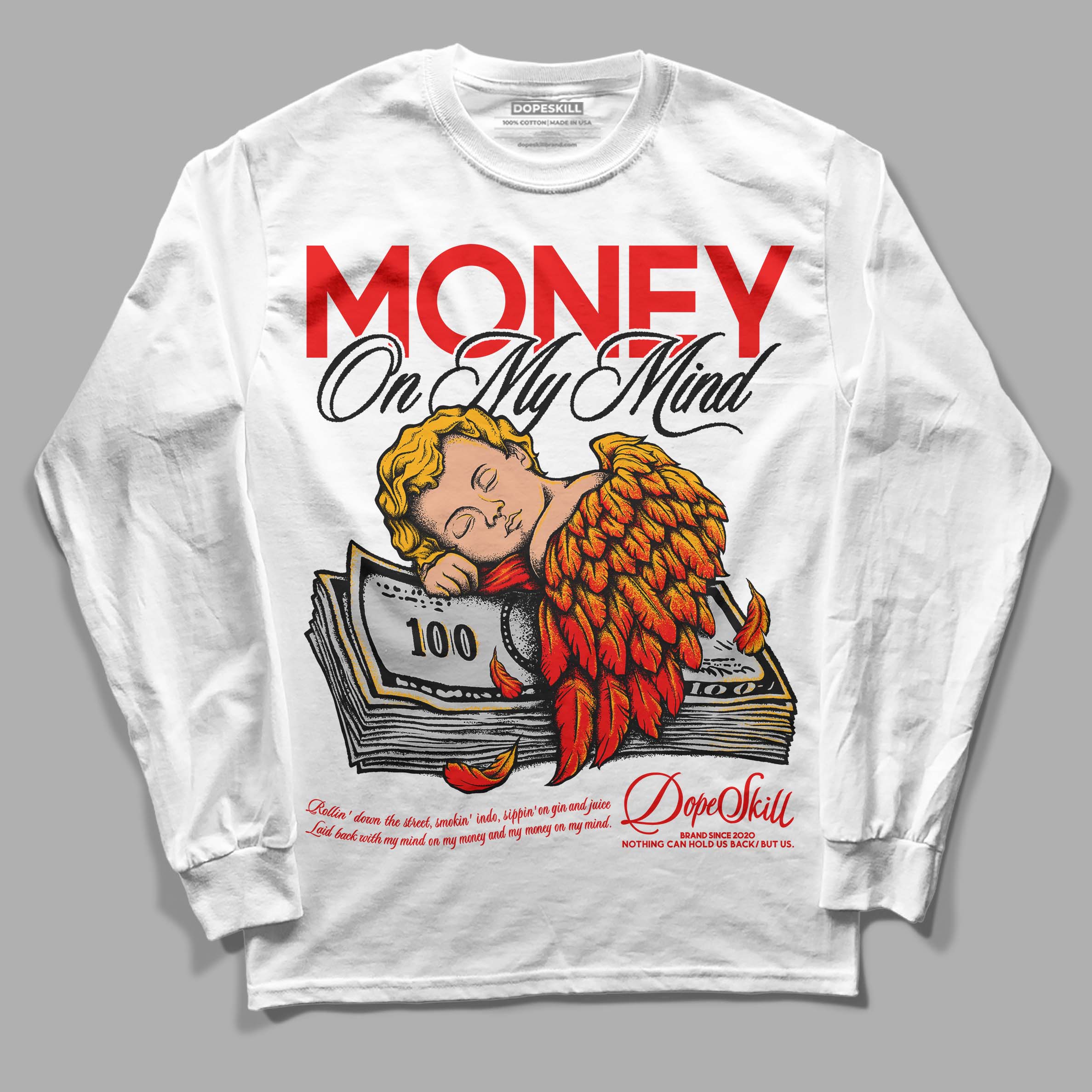 Cherry 12s superstreetwear Long Sleeve T-Shirt MOMM Graphic