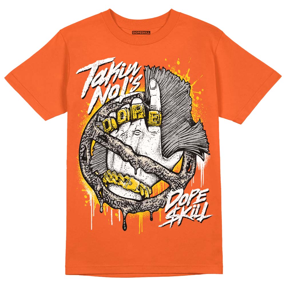 Georgia Peach 3s superstreetwear Orange T-shirt Takin No L's Graphic