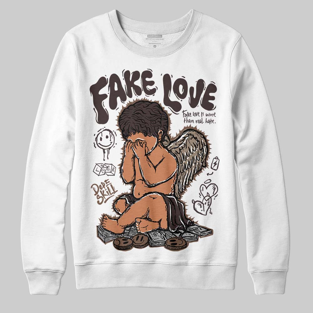 Baroque Brown 12s superstreetwear Sweatshirt False Love Graphic