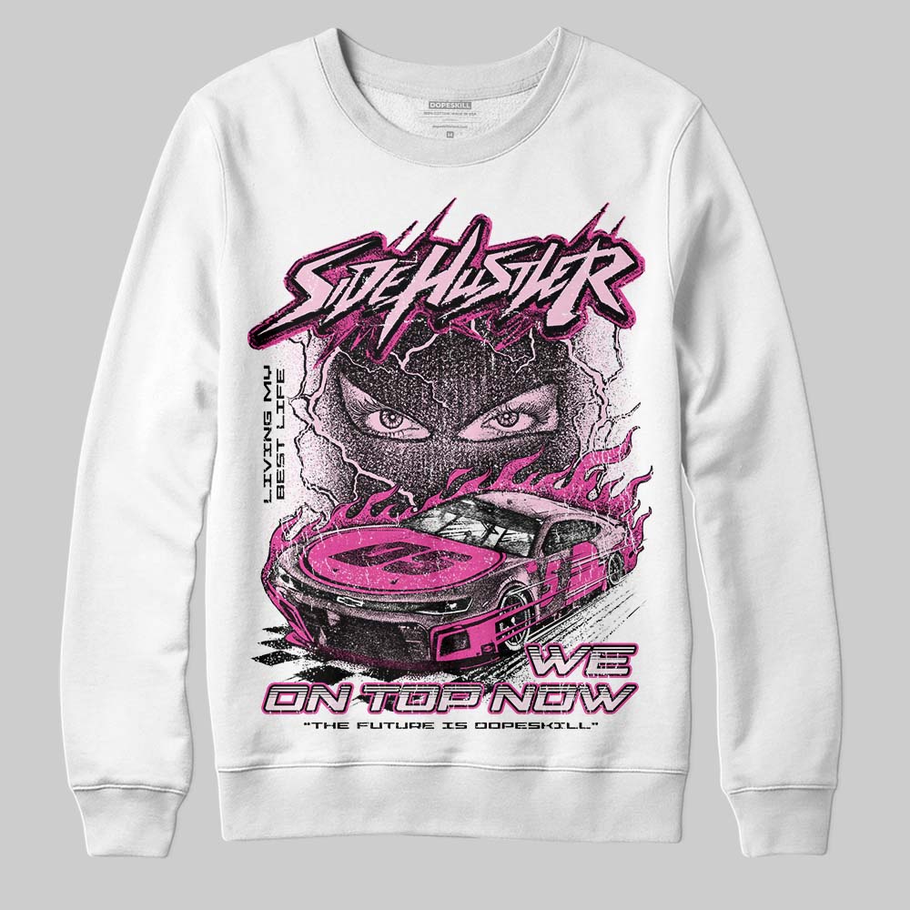 Pink Collection superstreetwear Sweatshirt New Side Hustler Graphic