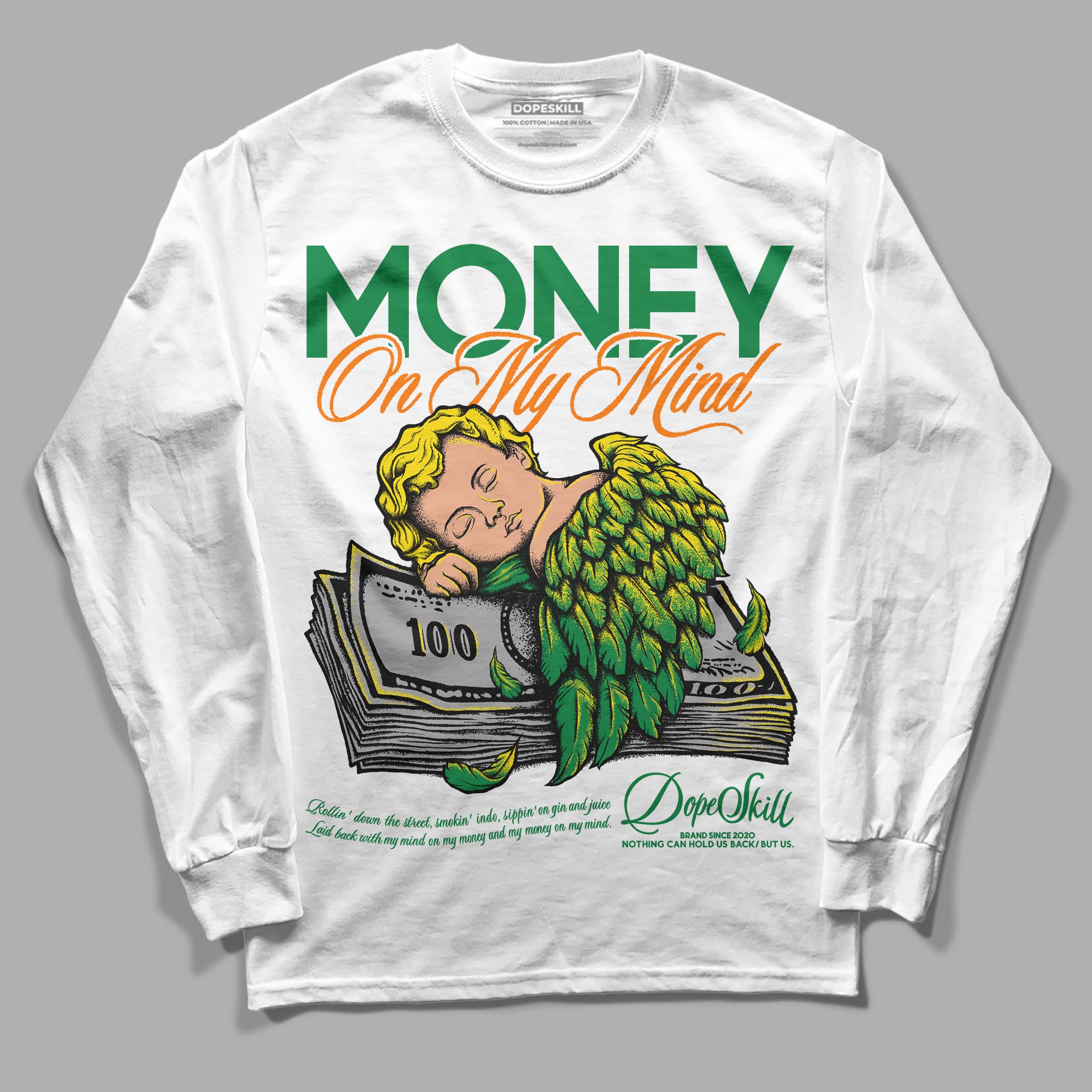 Dunk Low Reverse Brazil superstreetwear Long Sleeve T-Shirt MOMM Graphic
