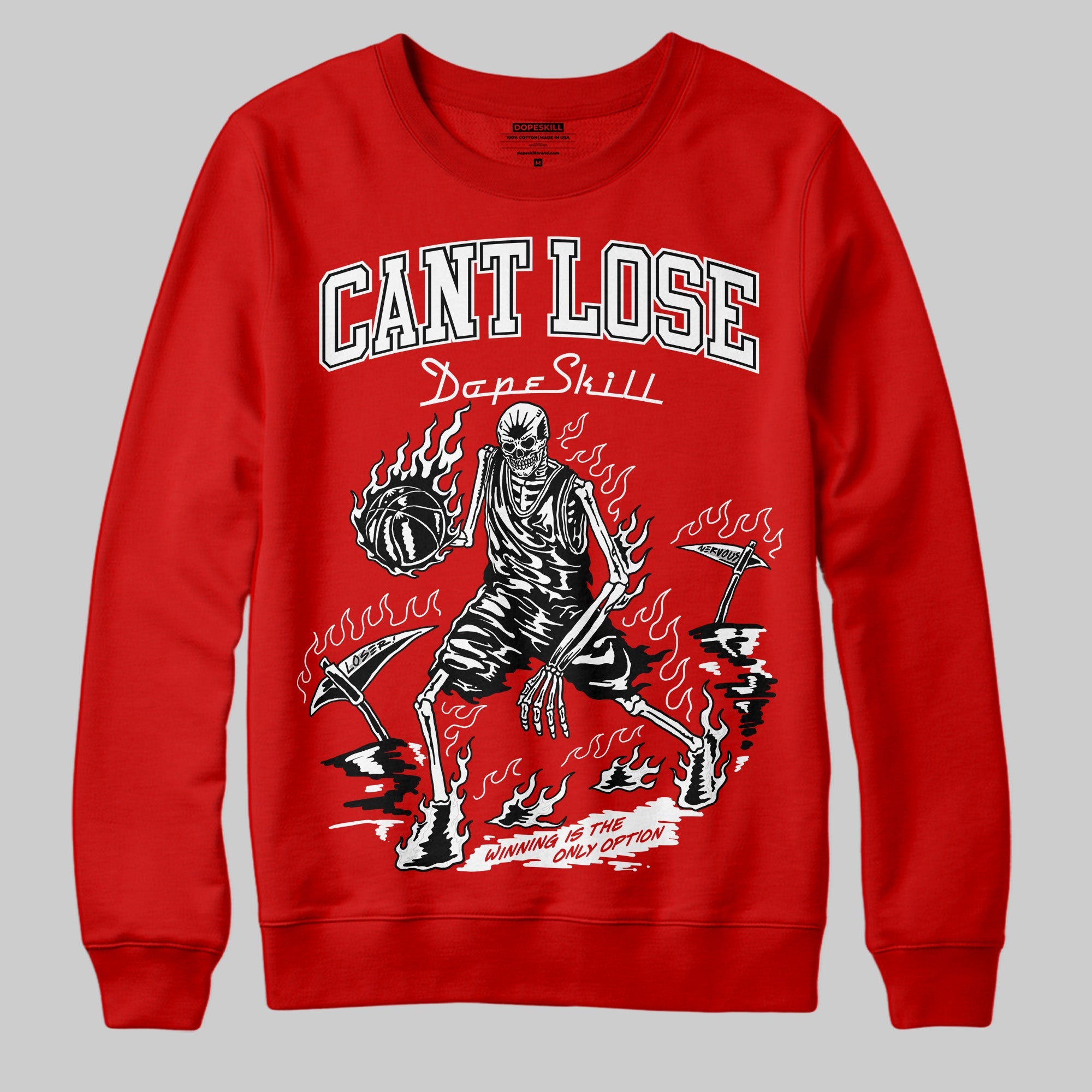 Bred Velvet 11s superstreetwear Red Sweatshirt Cant Lose Graphic