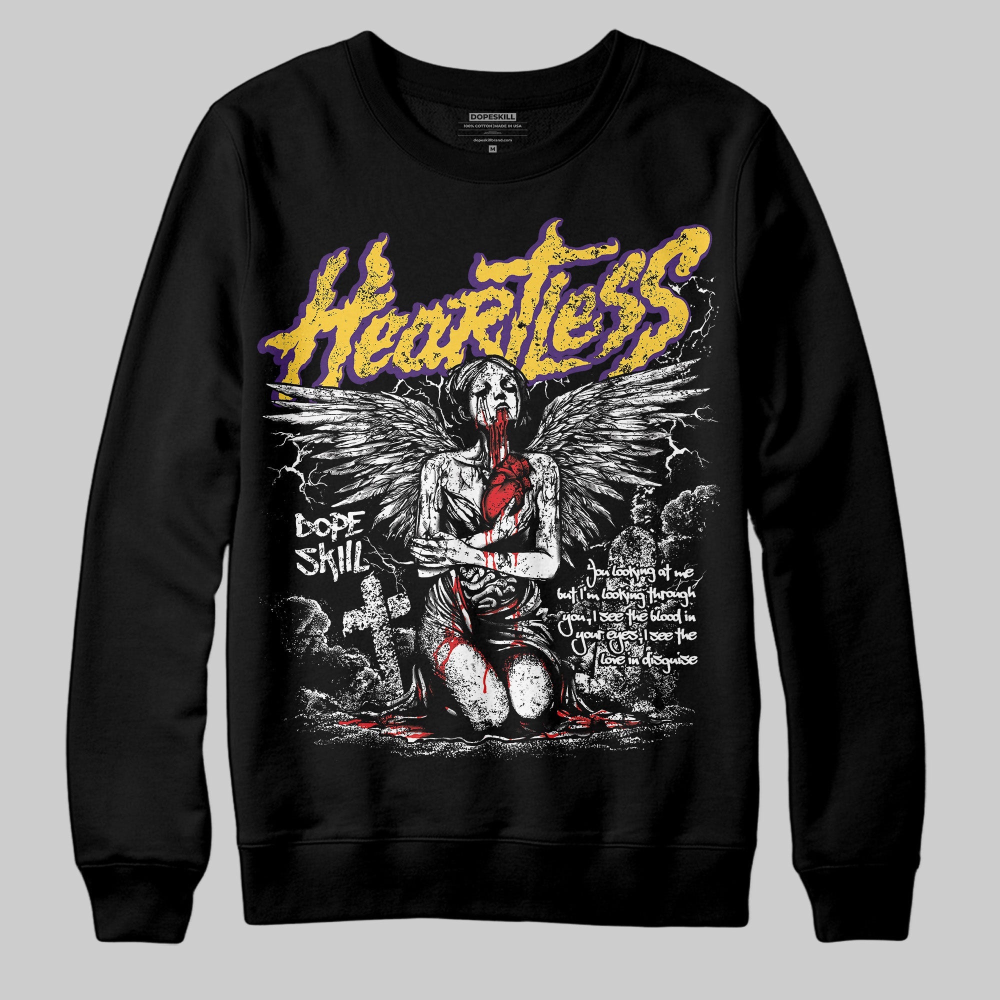 Field Purple 12s superstreetwear Sweatshirt Heartless Graphic