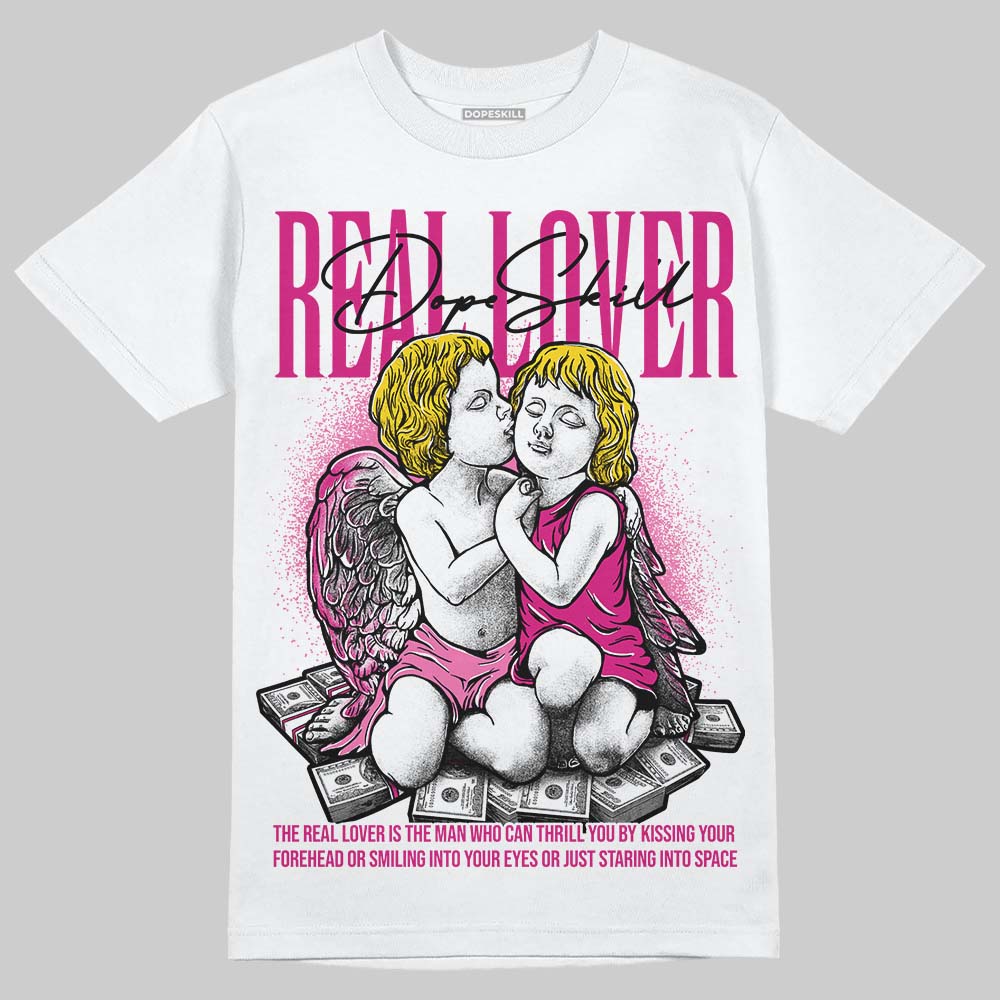 Rick RO Pink Leather Sneakers superstreetwear T-Shirt Real Lover Graphic