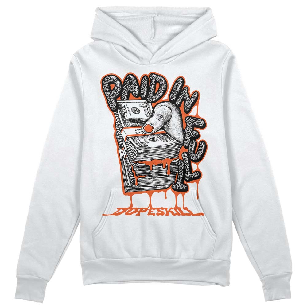Georgia Peach 3s superstreetwear Hoodie Sweatshirt Paid In Full Graphic