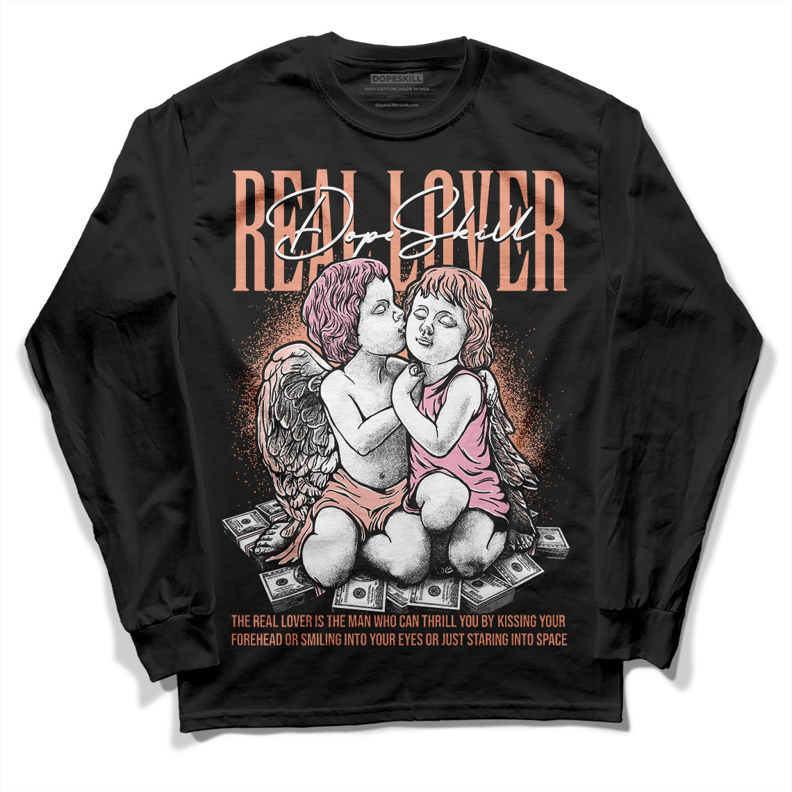 Legend Pink 11s superstreetwear Long Sleeve T-Shirt Real Lover Graphic