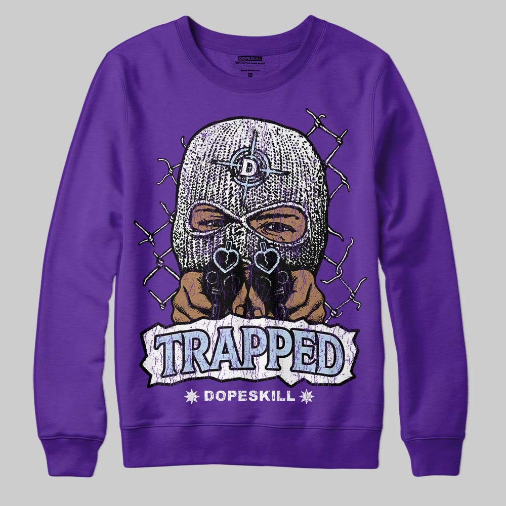 Grape 5s superstreetwear Sweatshirt New Trapped Graphic