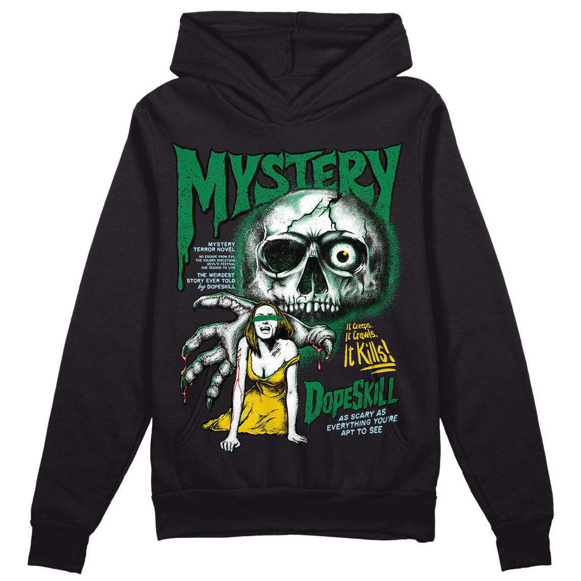 Lucky Green 5s superstreetwear Hoodie Sweatshirt Mystery Ghostly Grasp Graphic