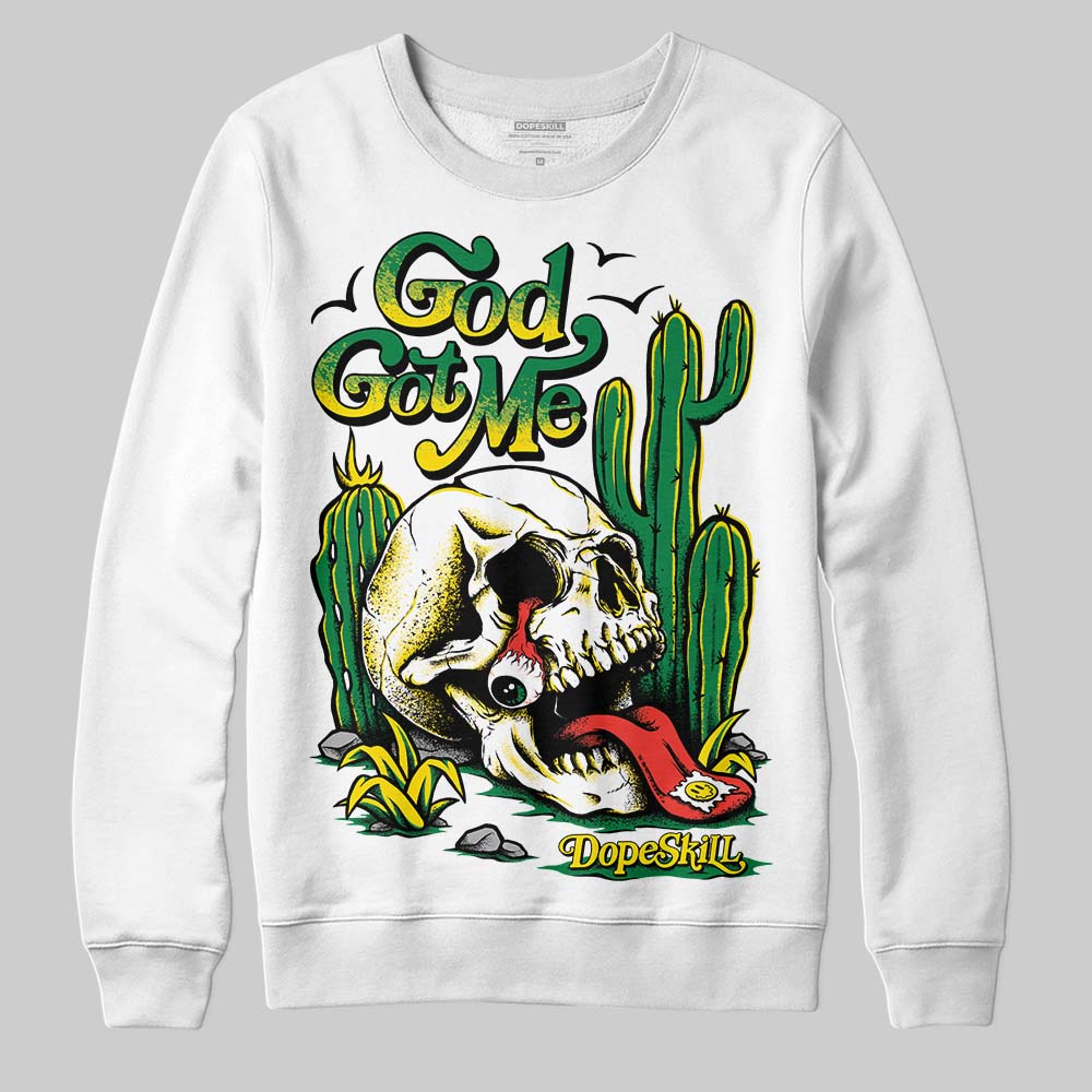 Dunk Reverse Brazil superstreetwear Sweatshirt God Got Me Graphic