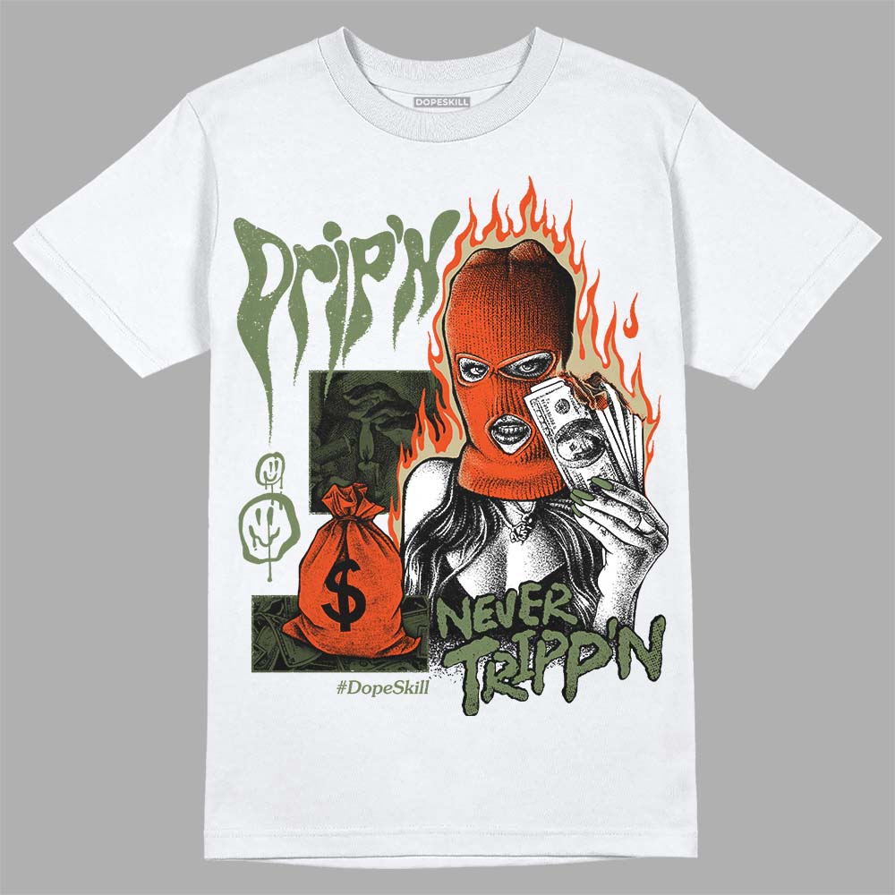 Olive Collection superstreetwear T-Shirt Drip'n Never Tripp'n Graphic
