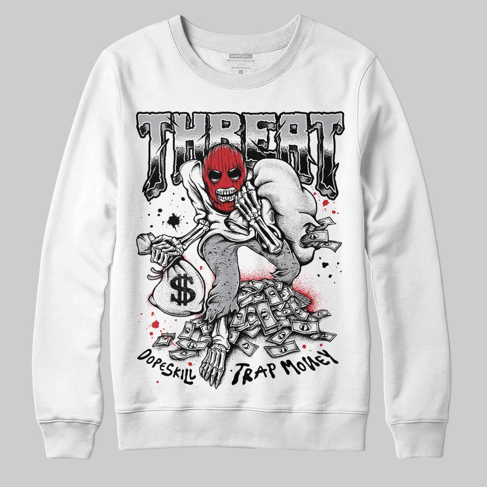 White Cement 4s superstreetwear Sweatshirt Threat Graphic
