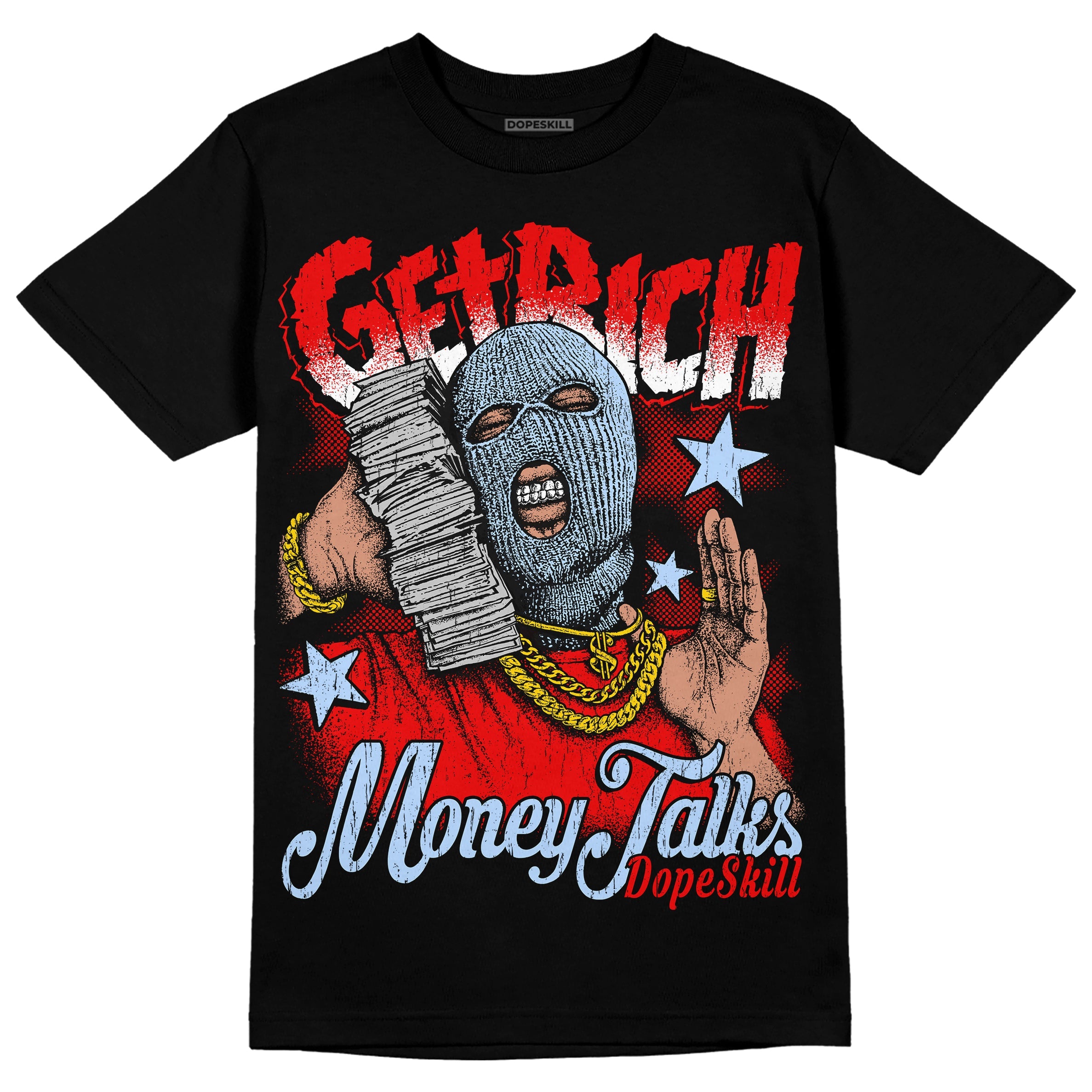 Cherry 12s superstreetwear T-Shirt Get Rich Graphic