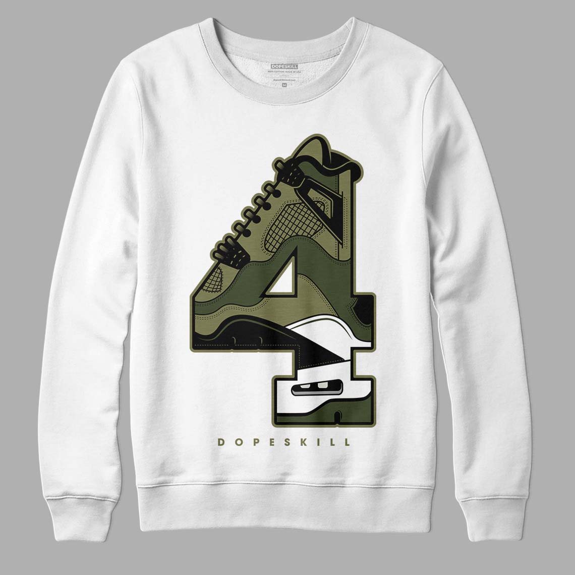 Craft Olive 4s superstreetwear Sweatshirt No.4 Graphic