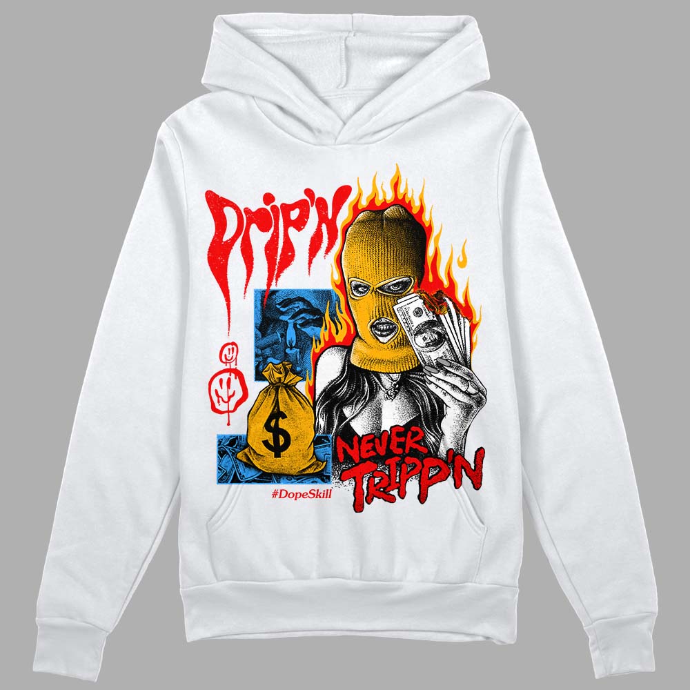 Red Collection superstreetwear Hoodie Sweatshirt Drip'n Never Tripp'n Graphic