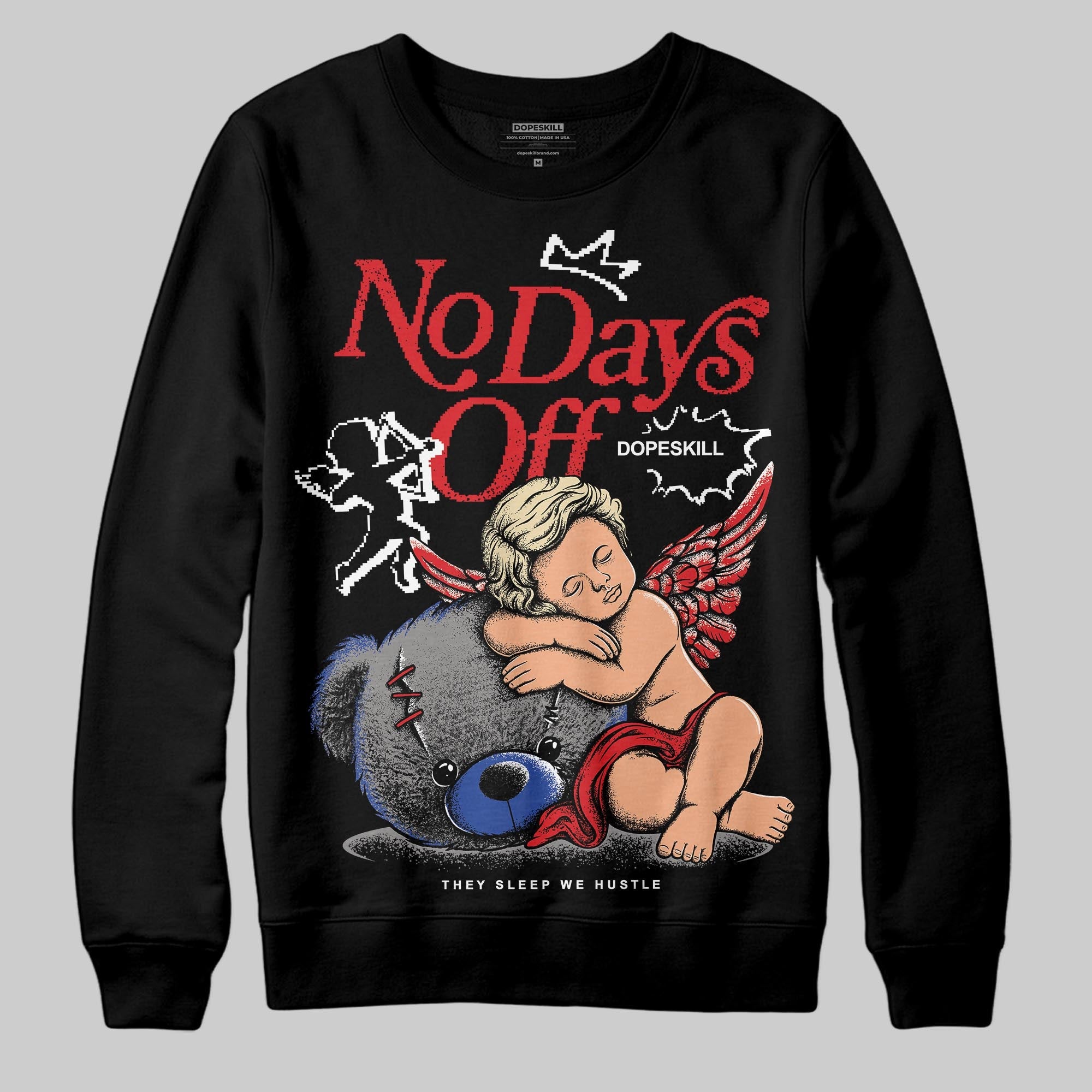 Seoul 2.0 3s superstreetwear Sweatshirt New No Days Off Graphic